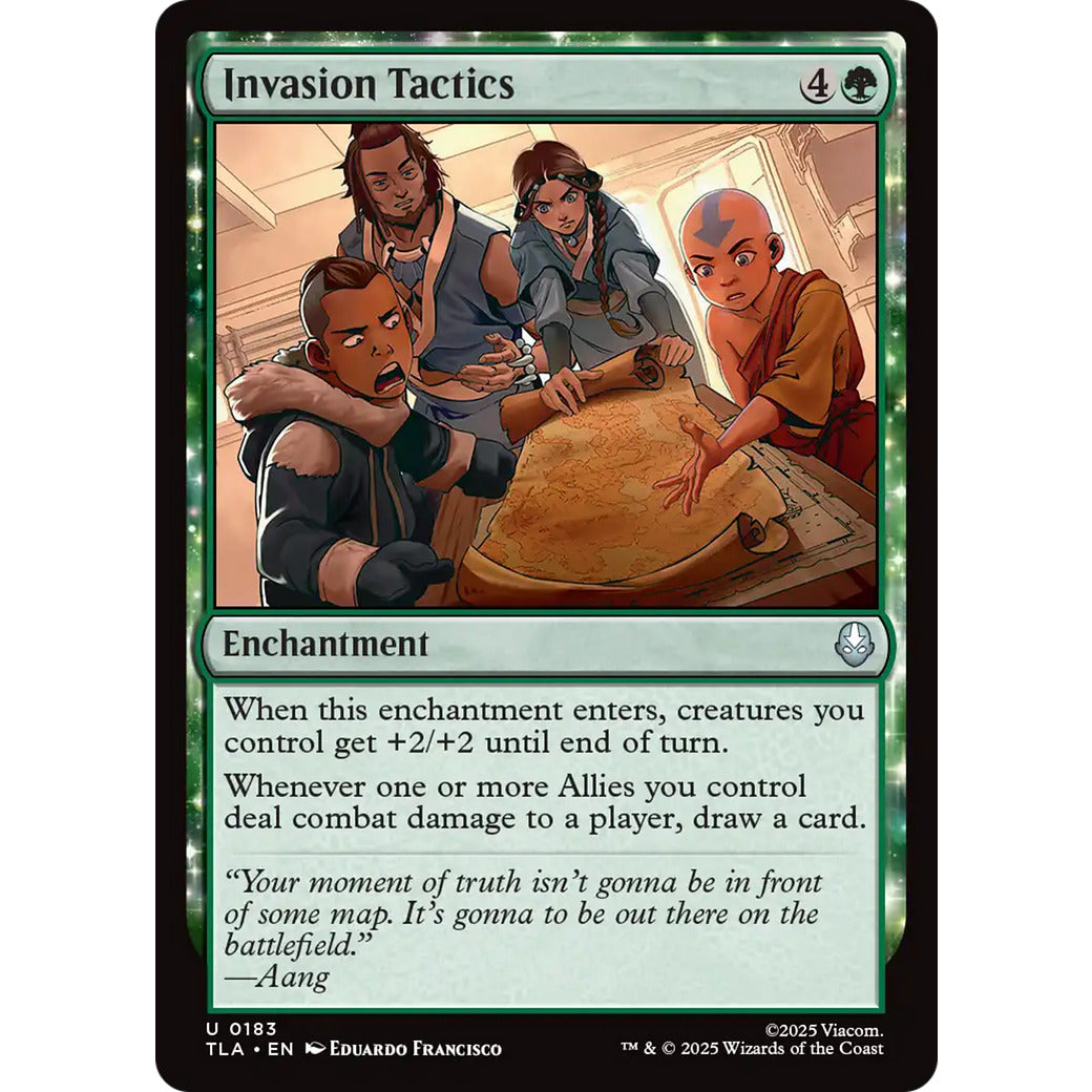 Invasion Tactics (Avatar: The Last Airbender) Near Mint Foil