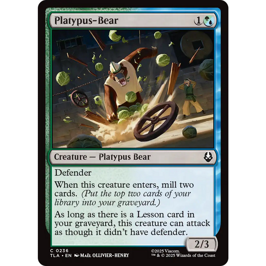Platypus-Bear (Avatar: The Last Airbender) Near Mint Foil