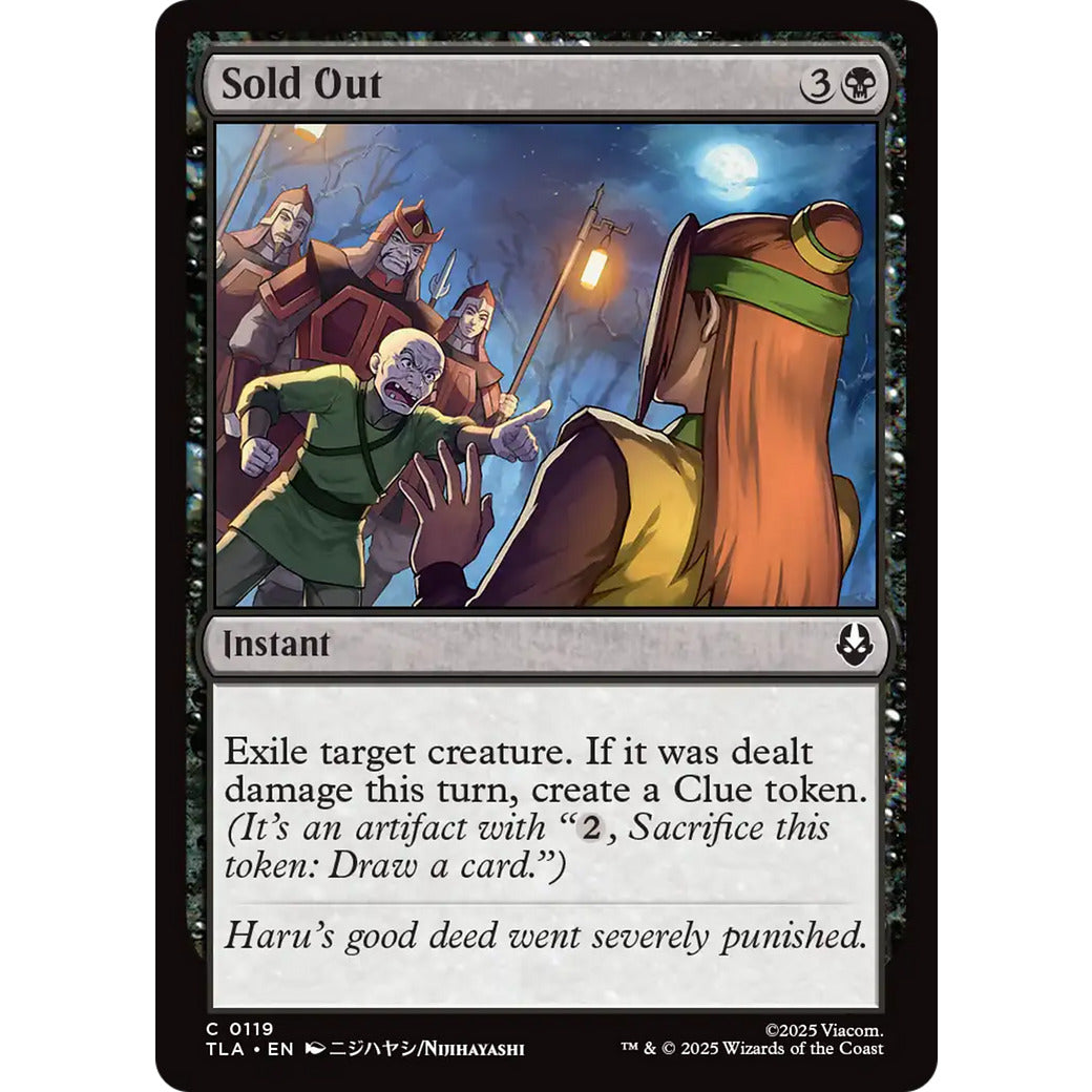 Sold Out (Avatar: The Last Airbender) Near Mint Foil
