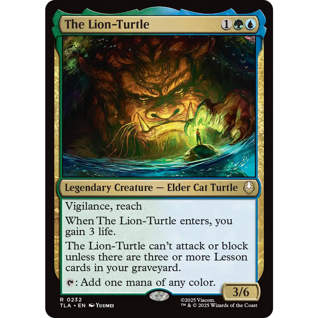 The Lion-Turtle (Avatar: The Last Airbender) Near Mint Foil