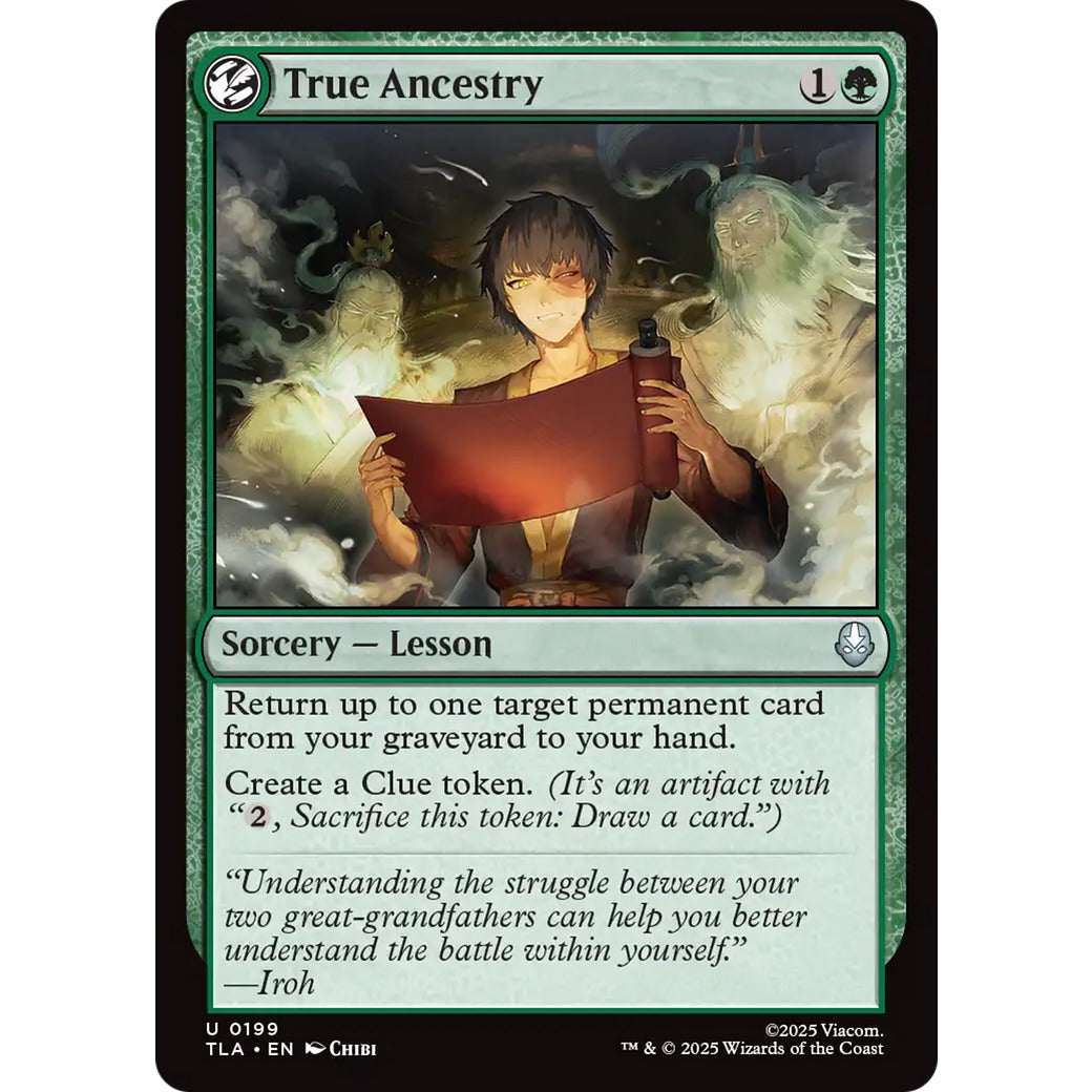 True Ancestry (Avatar: The Last Airbender) Near Mint Foil