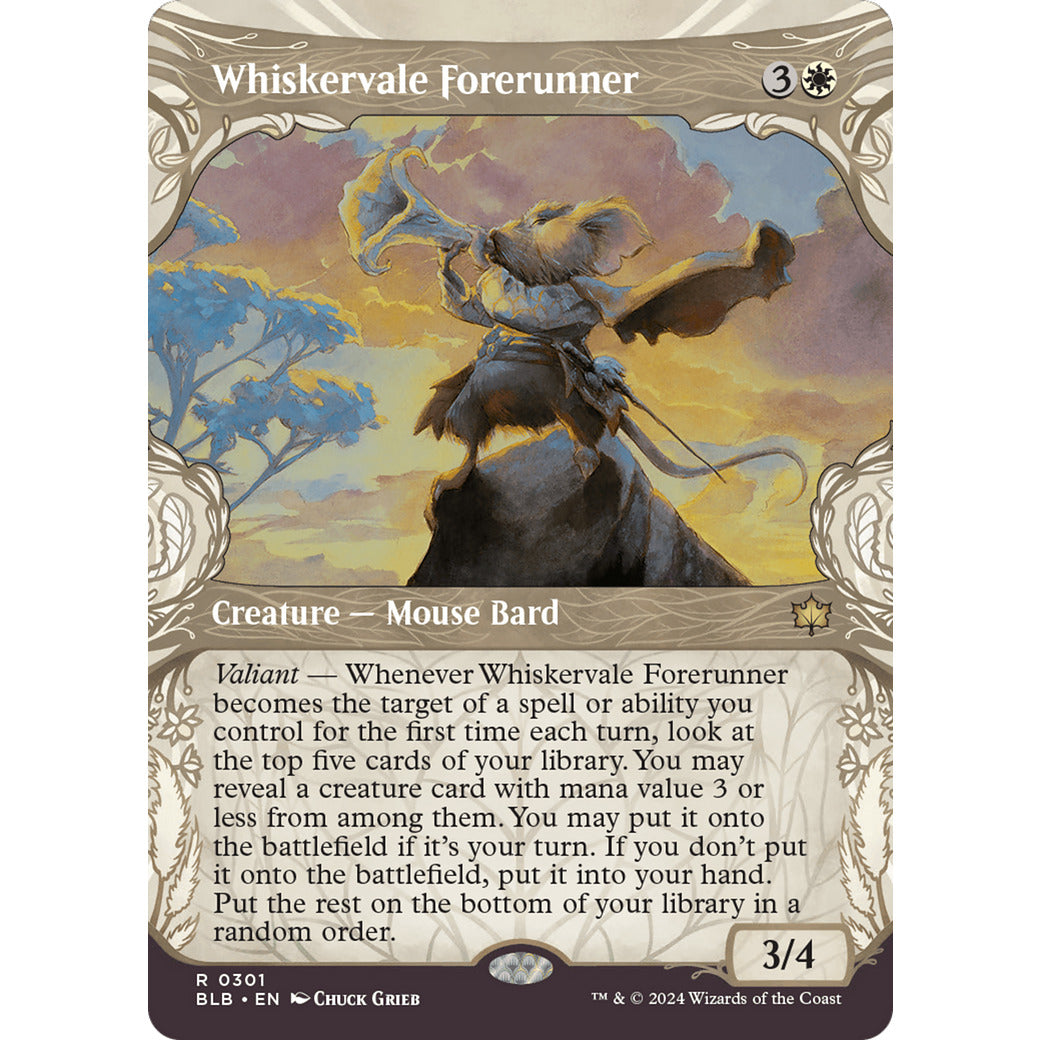 Whiskervale Forerunner (Showcase) (Bloomburrow) Near Mint