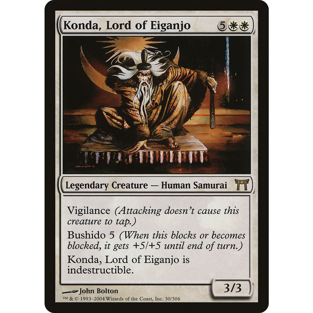 Konda, Lord of Eiganjo (Champions of Kamigawa) Light Play