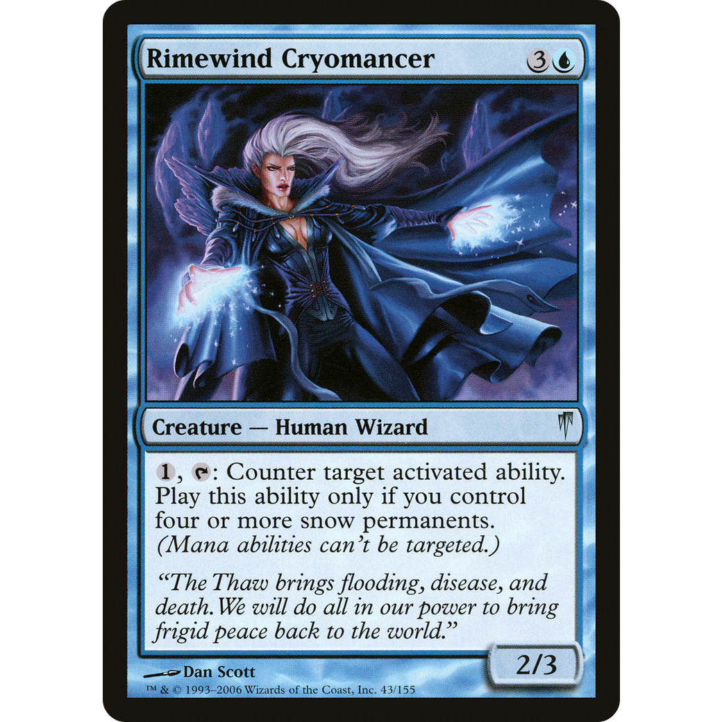 Rimewind Cryomancer (Coldsnap) Light Play