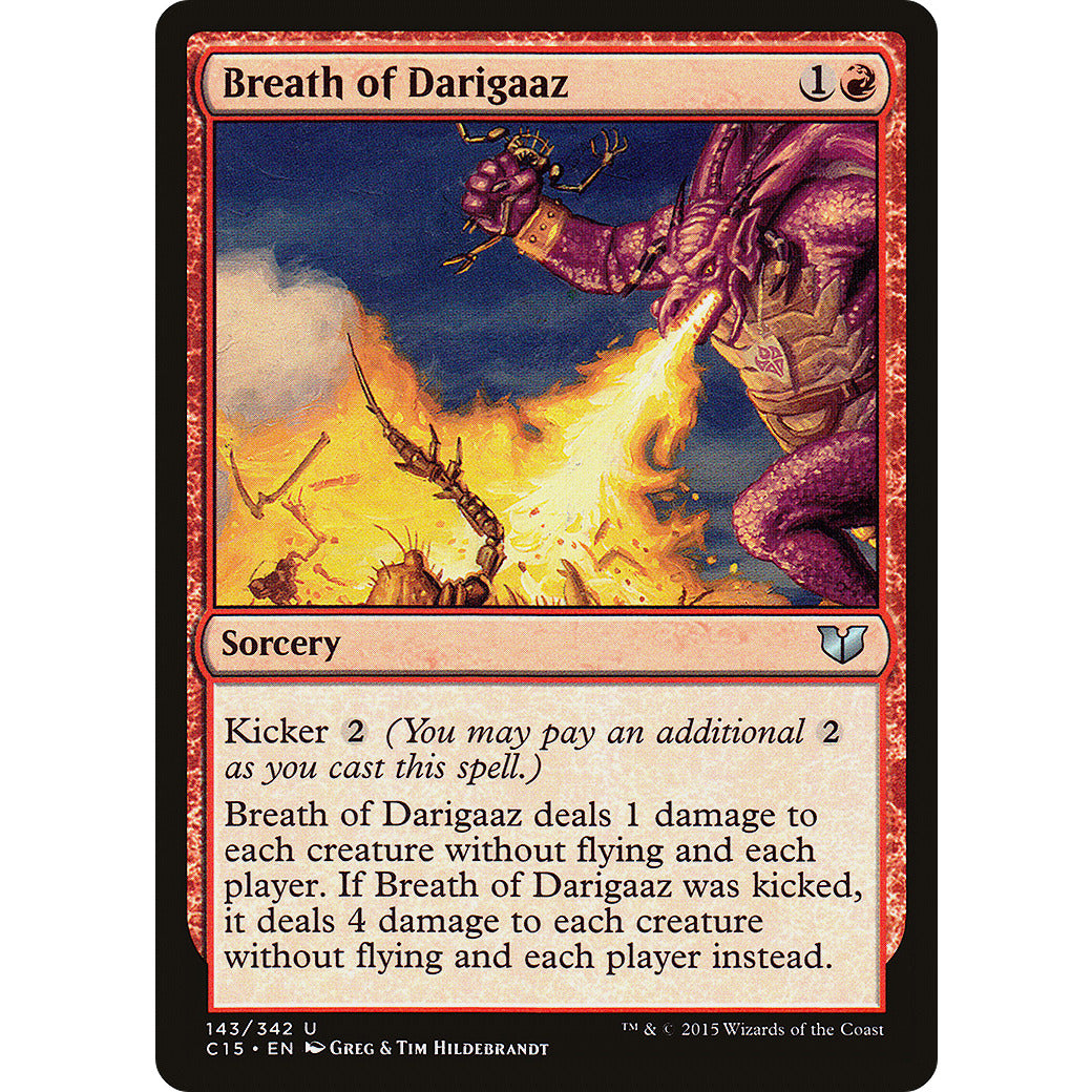 Breath of Darigaaz (Commander 2015) Light Play