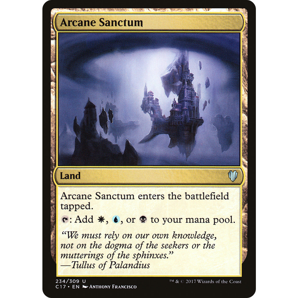 Arcane Sanctum (Commander 2017) Light Play