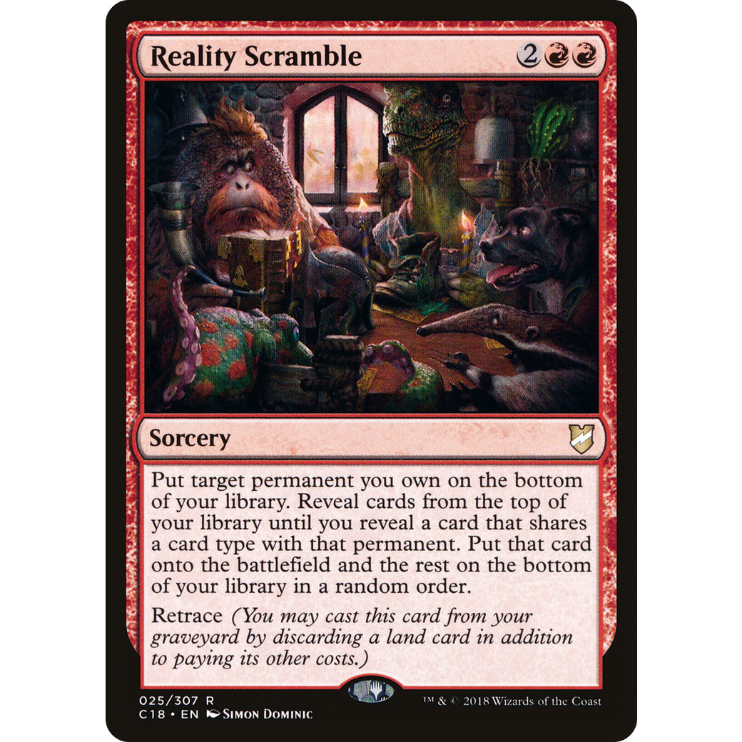Reality Scramble (Commander 2018) Light Play