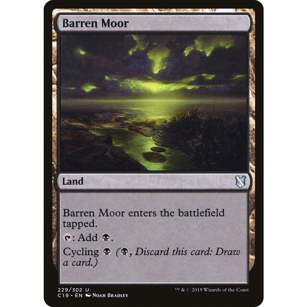 Barren Moor (Commander 2019) Light Play