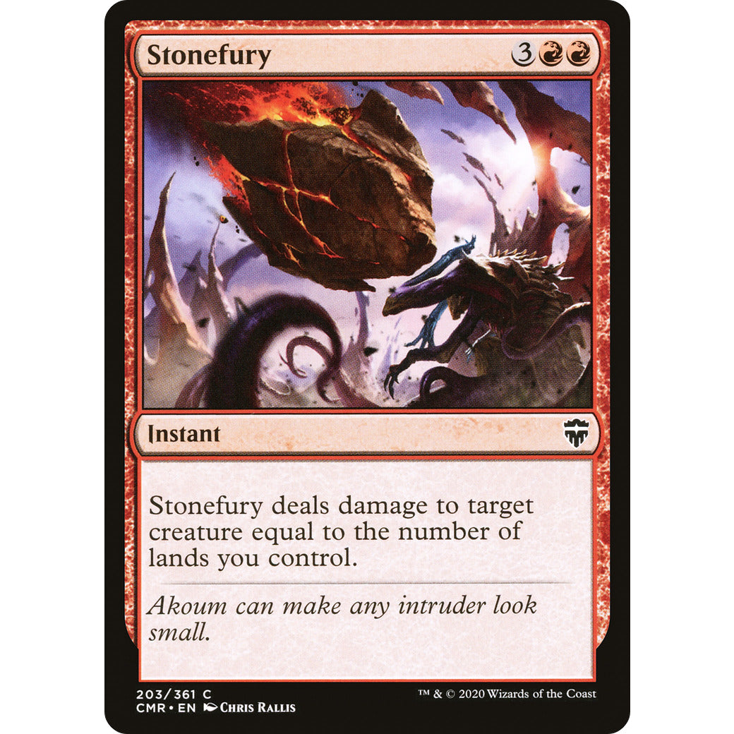Stonefury (Commander Legends) Light Play Foil