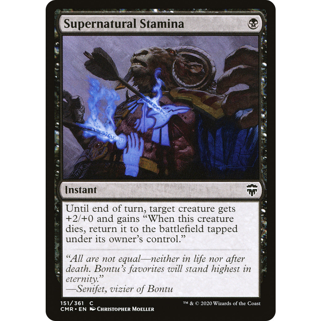 Supernatural Stamina (Commander Legends) Near Mint Foil