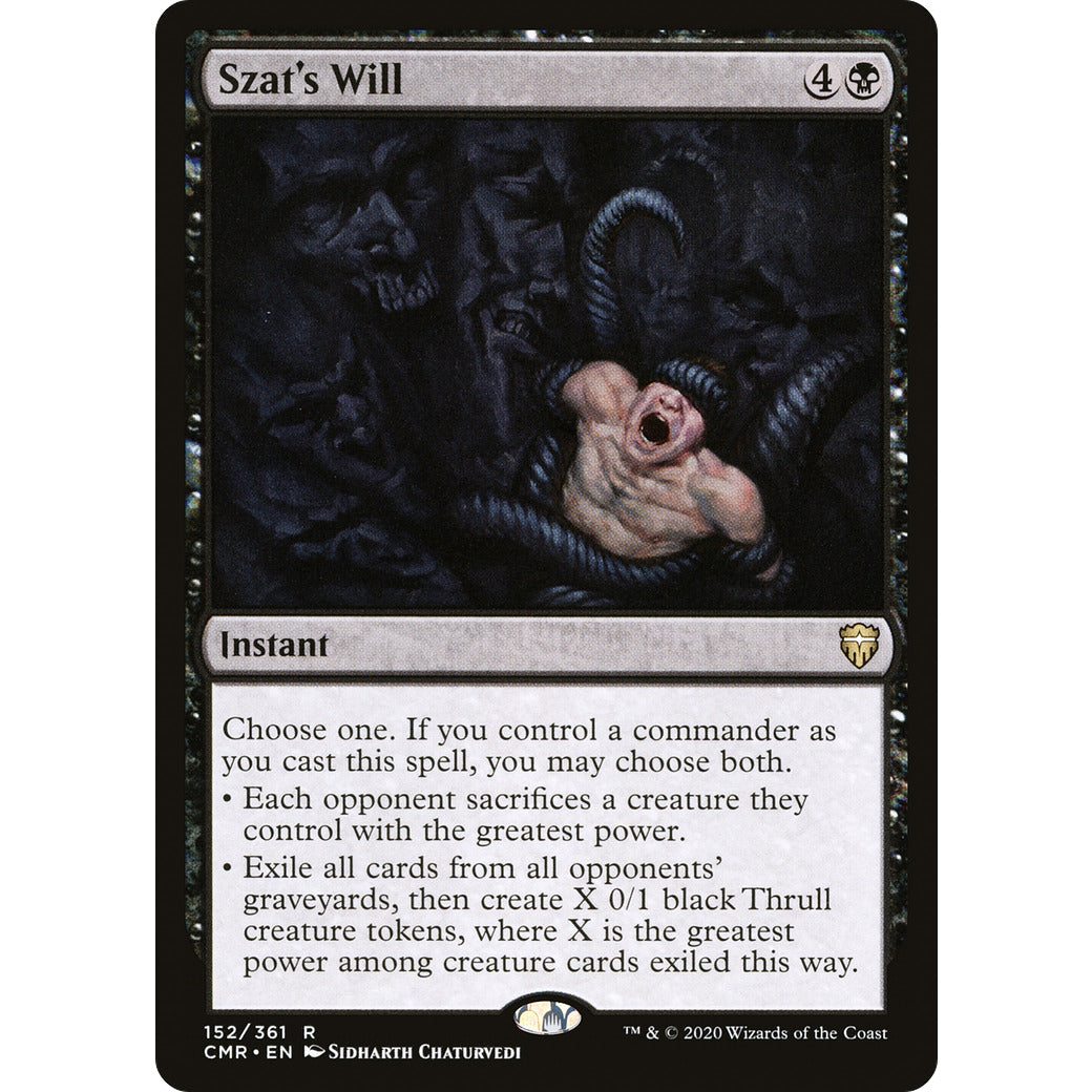 Szat's Will (Commander Legends) Near Mint