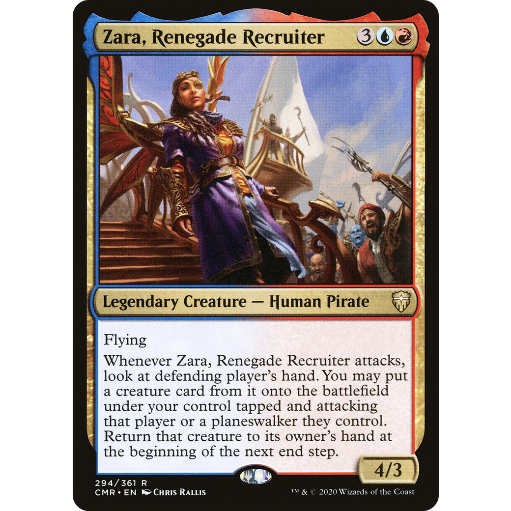 Zara, Renegade Recruiter (Commander Legends) Near Mint