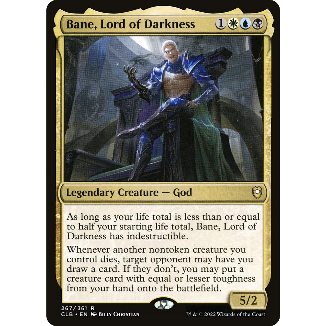 Bane, Lord of Darkness (Etched Foil) (Commander Legends: Battle for Baldur's Gate) Near Mint Foil