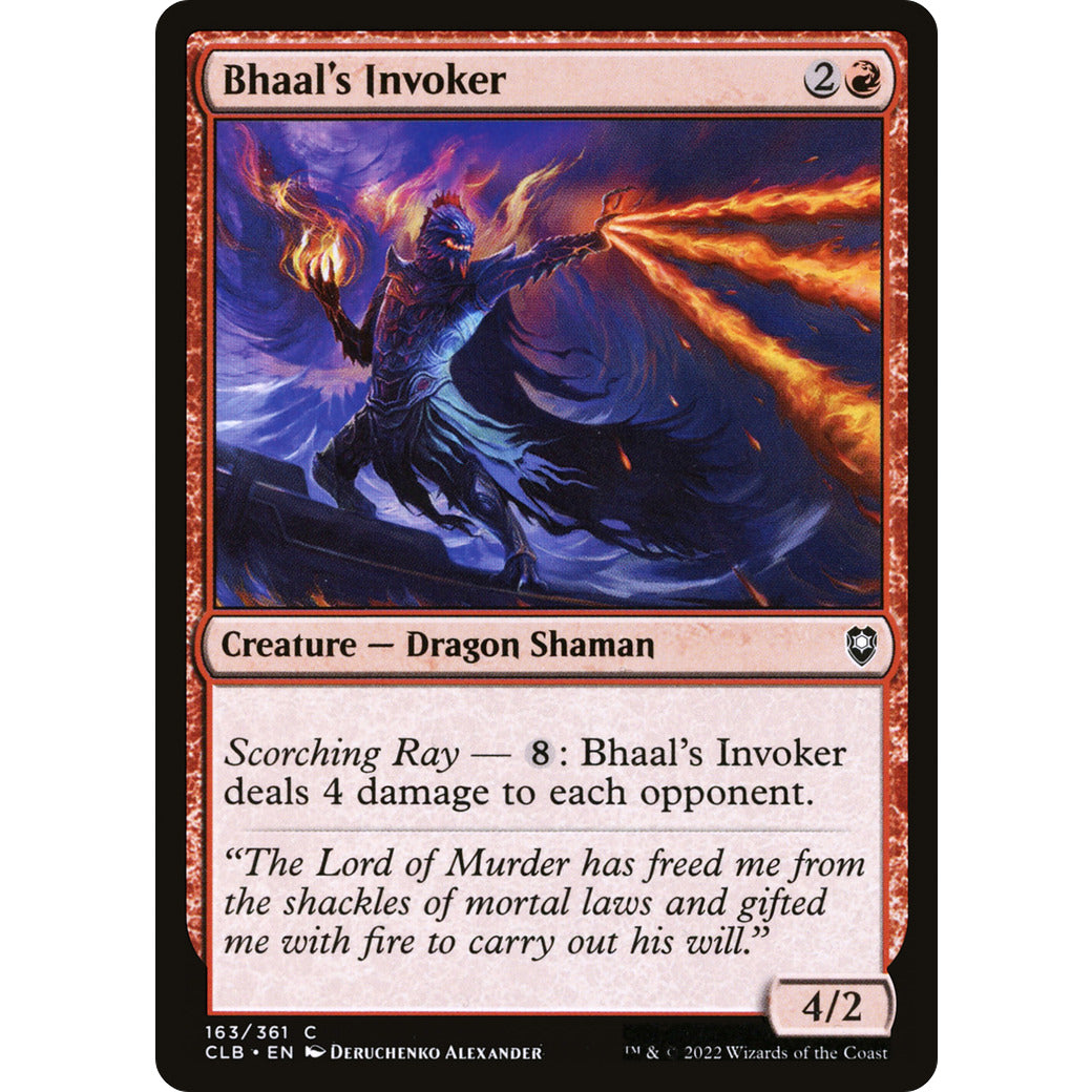 Bhaal's Invoker (Commander Legends: Battle for Baldur's Gate) Light Play Foil
