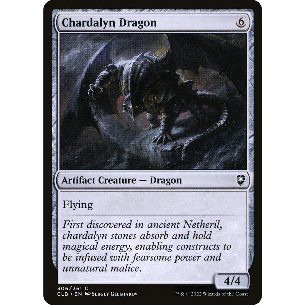 Chardalyn Dragon (Commander Legends: Battle for Baldur's Gate) Near Mint Foil