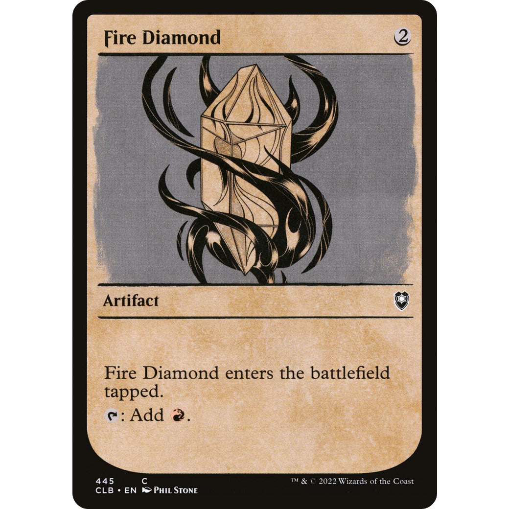 Fire Diamond (Showcase) (Commander Legends: Battle for Baldur's Gate) Light Play Foil