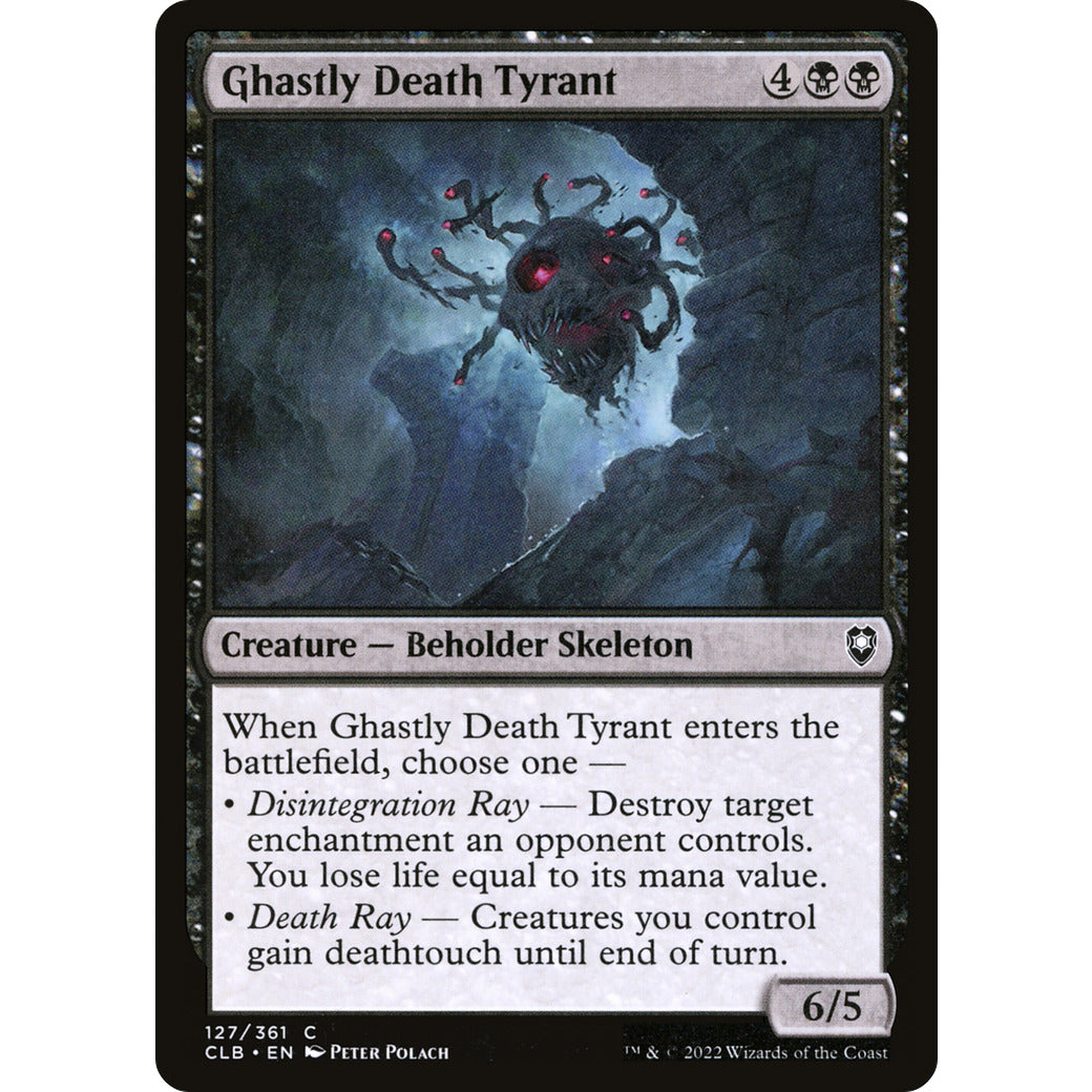 Ghastly Death Tyrant (Commander Legends: Battle for Baldur's Gate) Light Play Foil