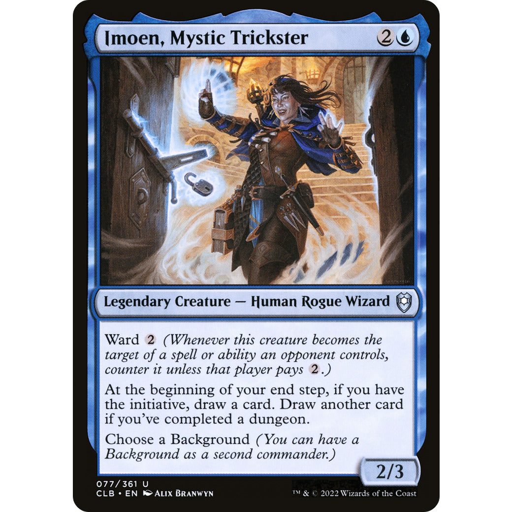 Imoen, Mystic Trickster (Etched Foil) (Commander Legends: Battle for Baldur's Gate) Near Mint Foil