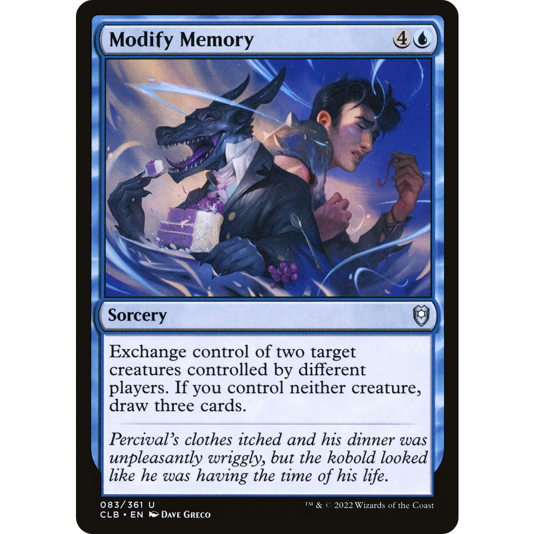 Modify Memory (Commander Legends: Battle for Baldur's Gate) Light Play Foil