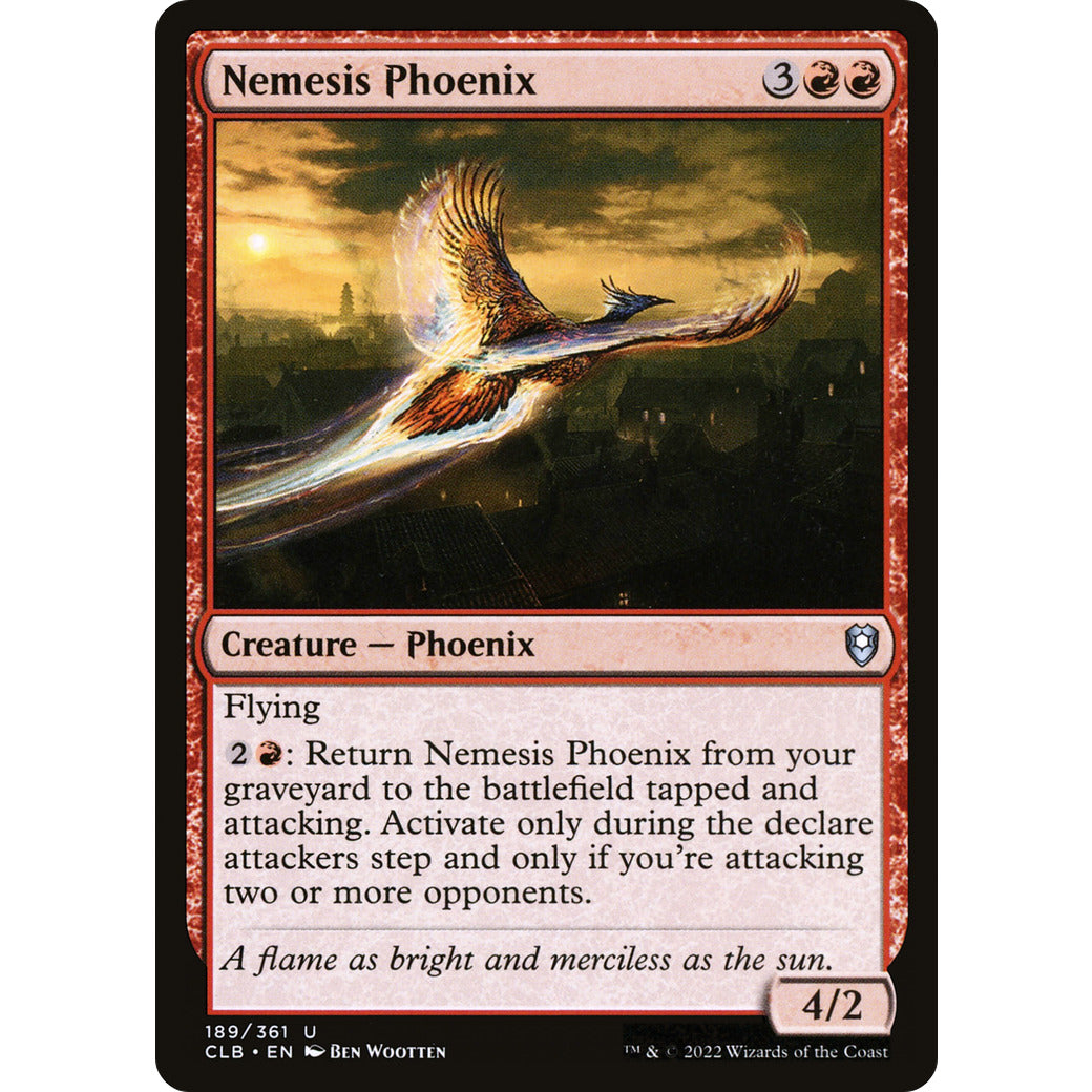 Nemesis Phoenix (Commander Legends: Battle for Baldur's Gate) Light Play Foil