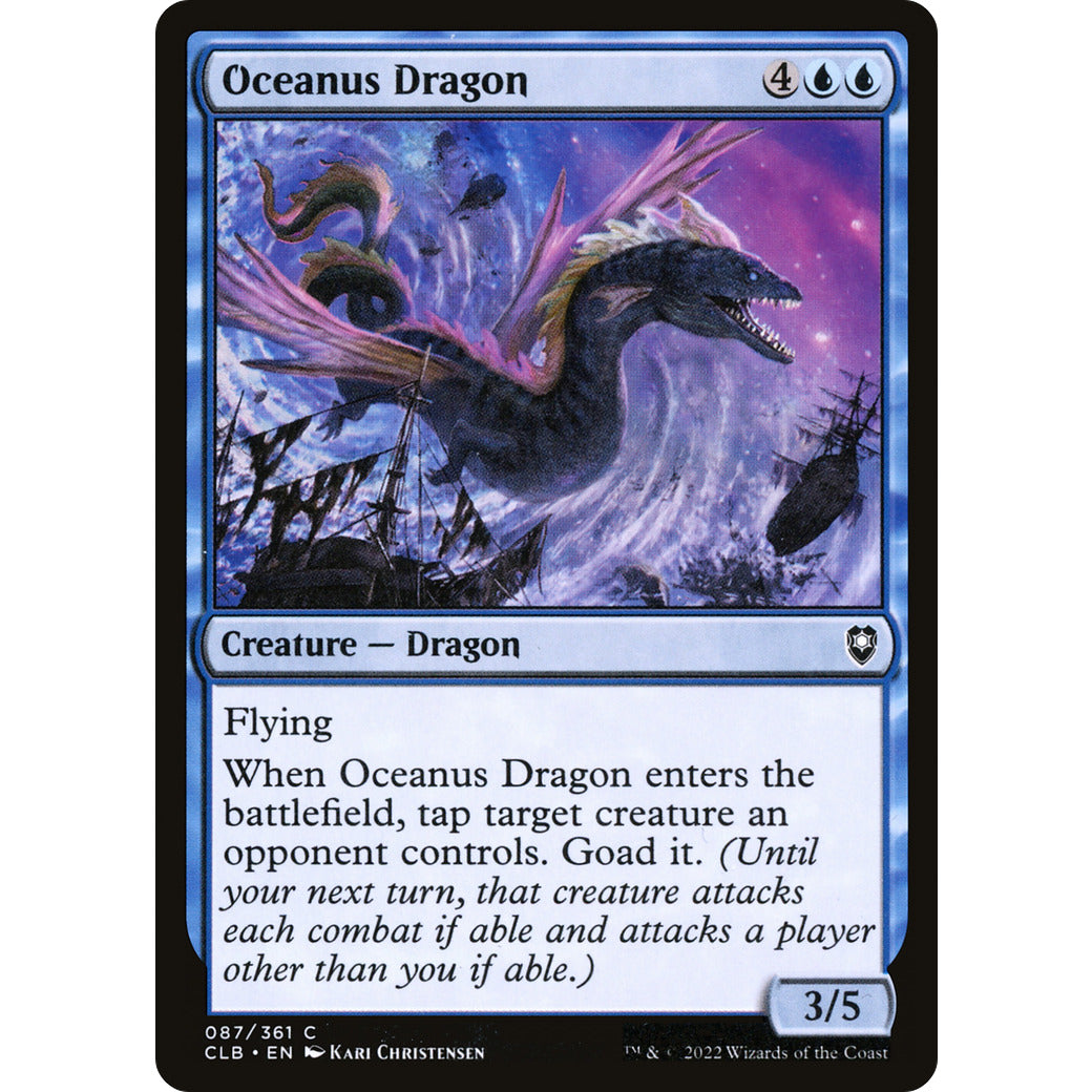 Oceanus Dragon (Commander Legends: Battle for Baldur's Gate) Light Play Foil
