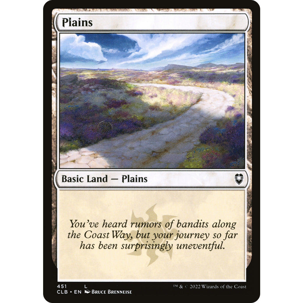Plains (453) (Commander Legends: Battle for Baldur's Gate) Near Mint Foil
