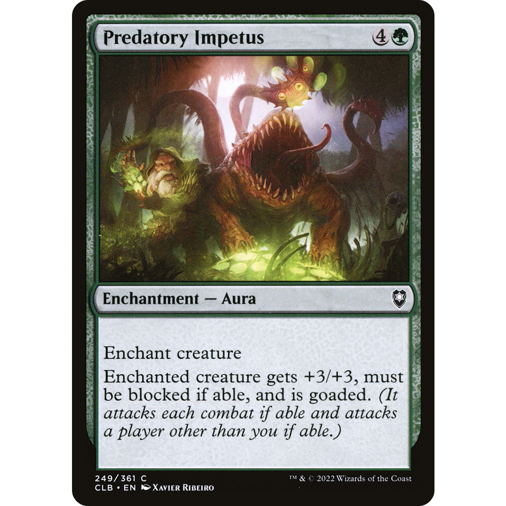 Predatory Impetus (Commander Legends: Battle for Baldur's Gate) Light Play Foil