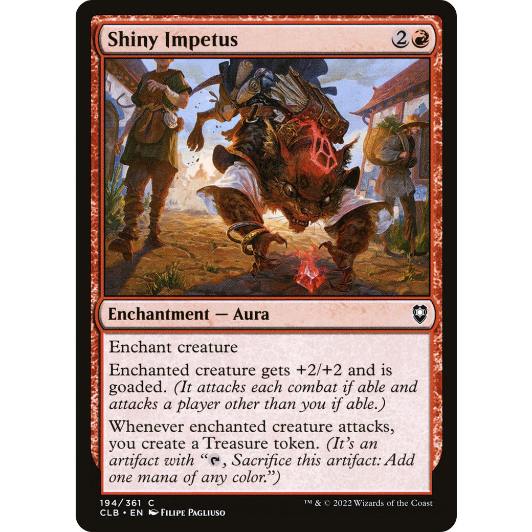 Shiny Impetus (Commander Legends: Battle for Baldur's Gate) Light Play Foil