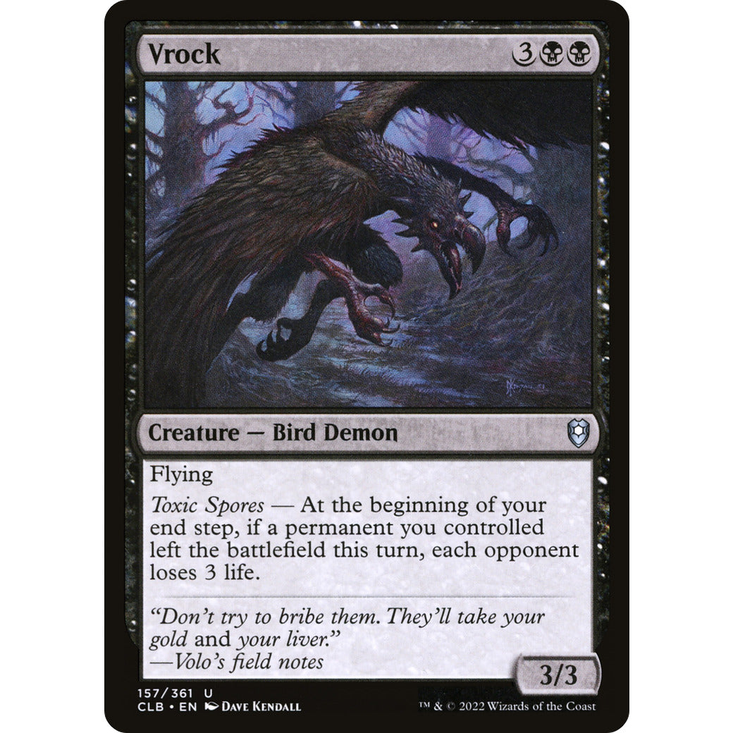 Vrock (Commander Legends: Battle for Baldur's Gate) Near Mint Foil