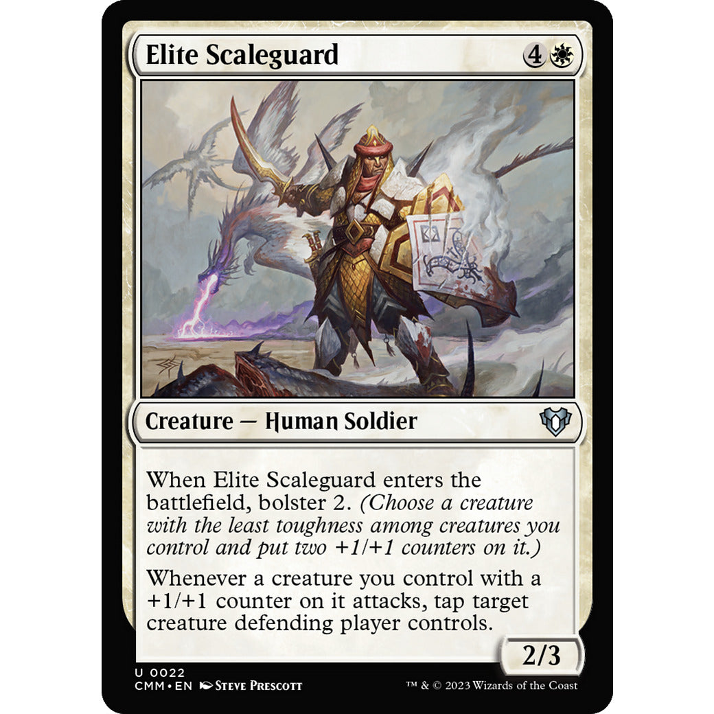 Elite Scaleguard (Commander Masters) Light Play