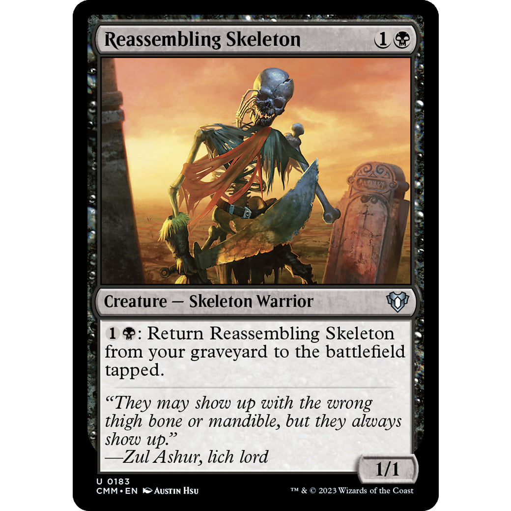 Reassembling Skeleton (Commander Masters) Near Mint