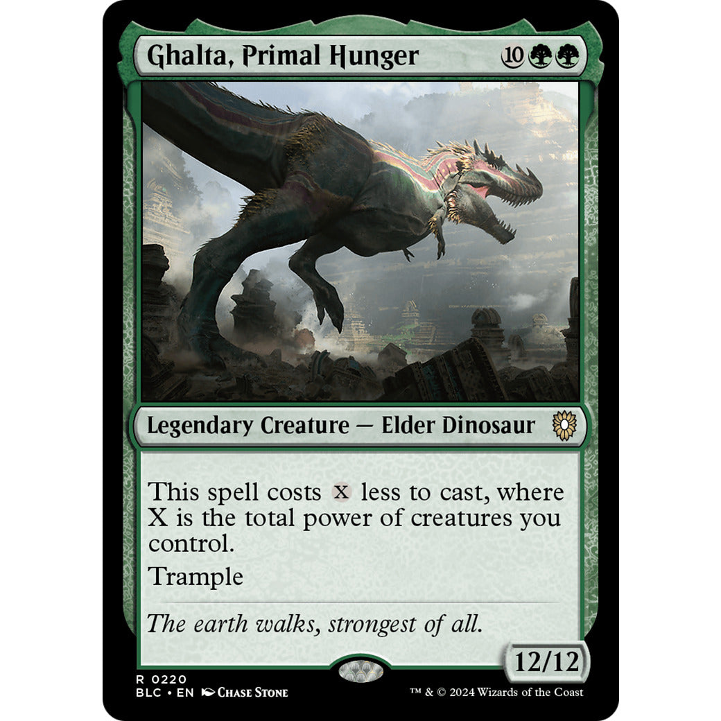 Ghalta, Primal Hunger (Commander: Bloomburrow) Light Play