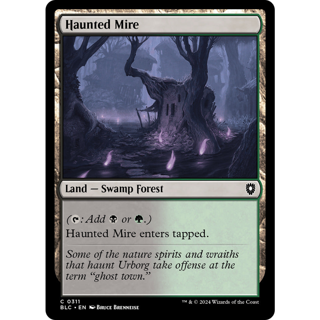 Haunted Mire (Commander: Bloomburrow) Light Play
