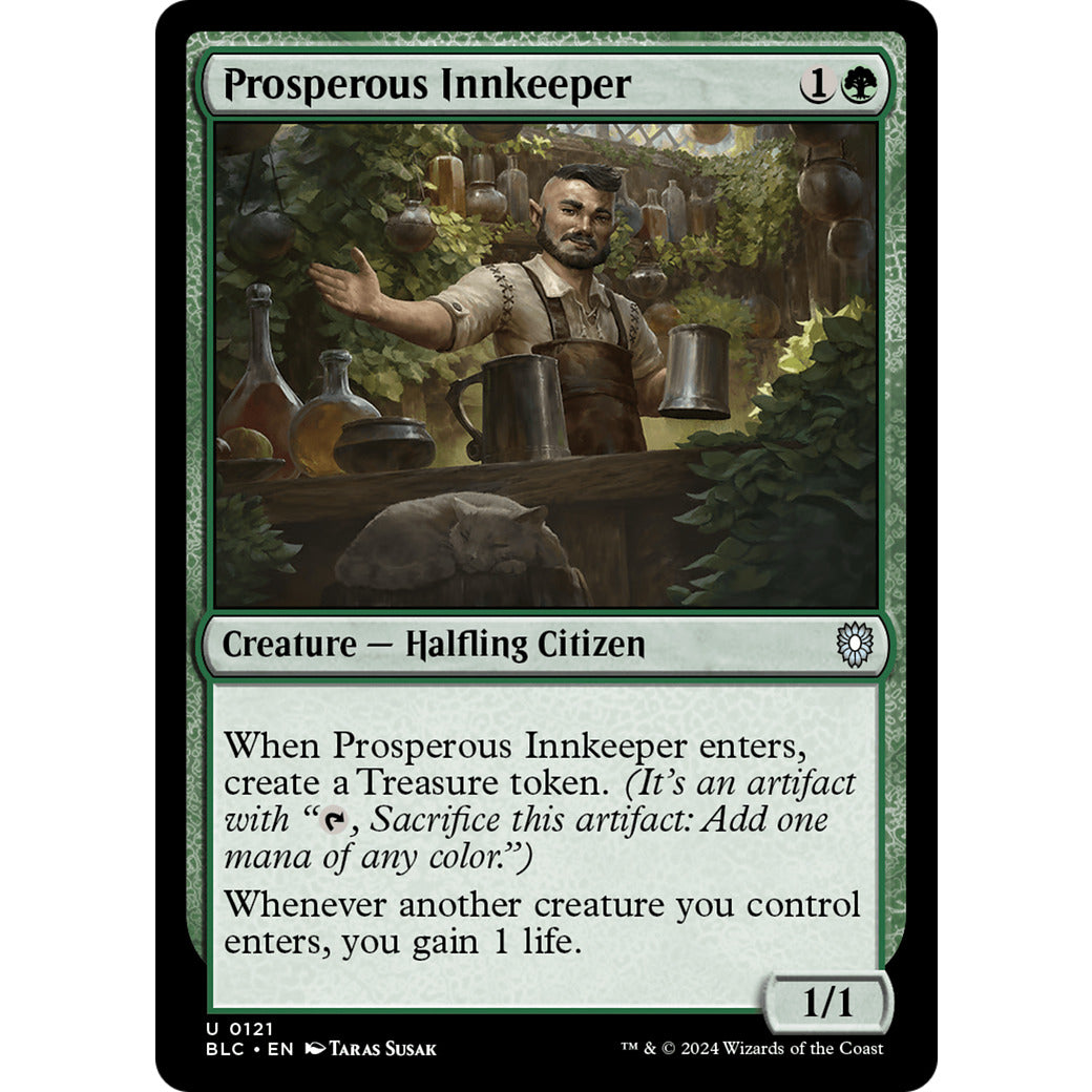 Prosperous Innkeeper (Commander: Bloomburrow) Light Play
