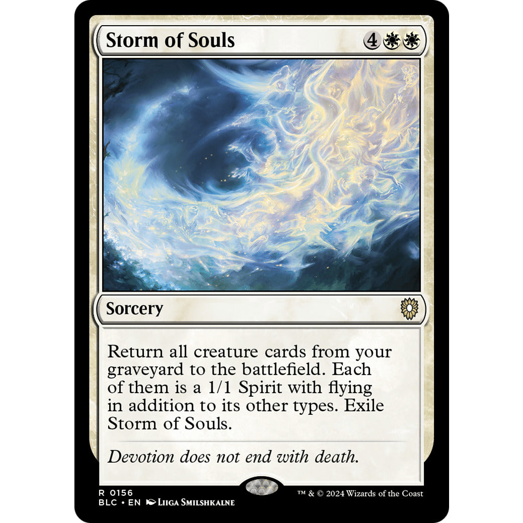 Storm of Souls (Commander: Bloomburrow) Light Play