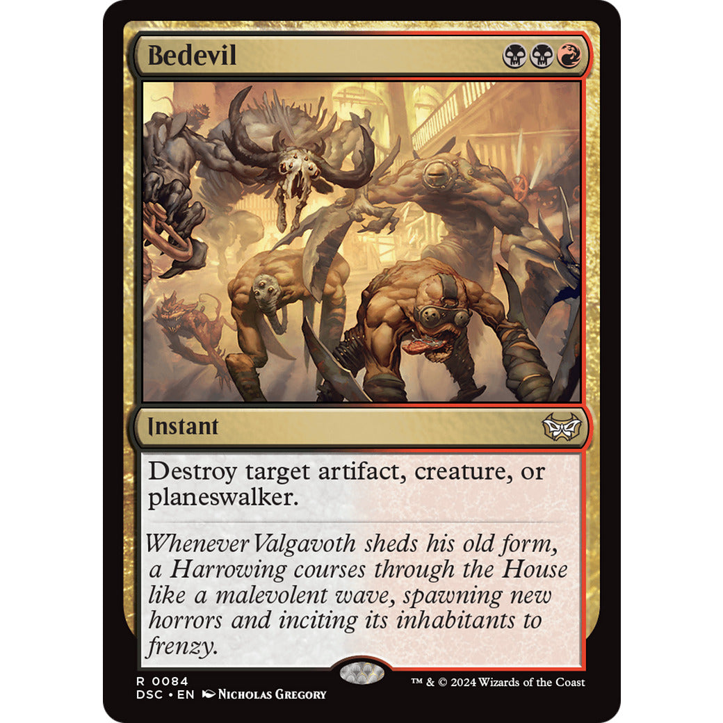 Bedevil (Commander: Duskmourn: House of Horror) Light Play