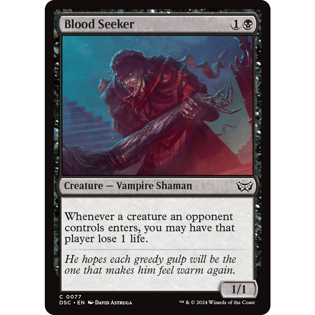 Blood Seeker (Commander: Duskmourn: House of Horror) Light Play