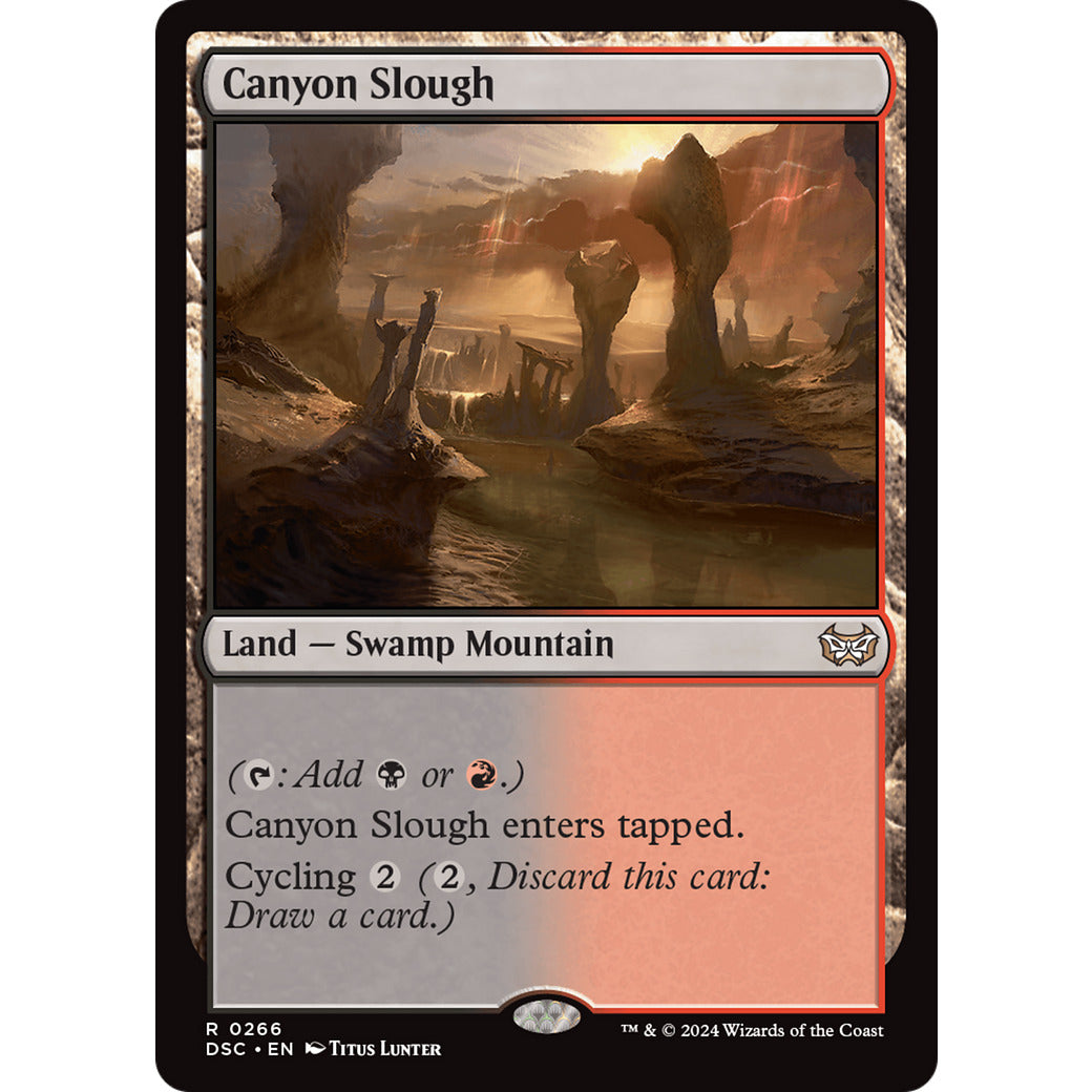 Canyon Slough (Commander: Duskmourn: House of Horror) Light Play
