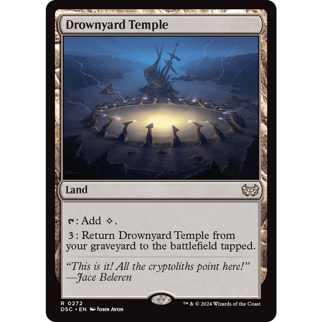 Drownyard Temple (Commander: Duskmourn: House of Horror) Light Play