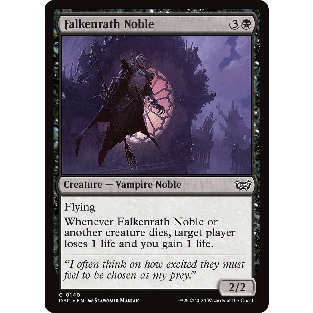Falkenrath Noble (Commander: Duskmourn: House of Horror) Light Play