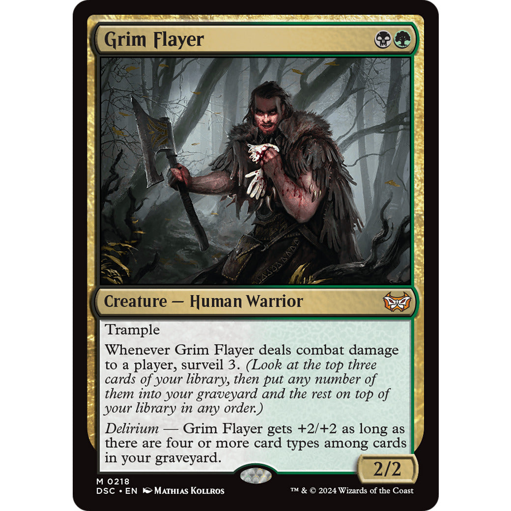 Grim Flayer (Commander: Duskmourn: House of Horror) Light Play