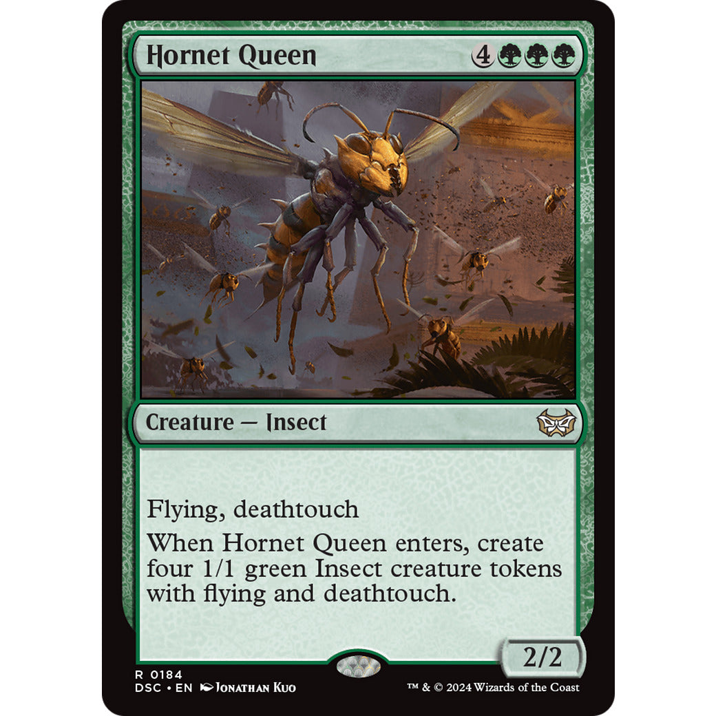 Hornet Queen (Commander: Duskmourn: House of Horror) Light Play