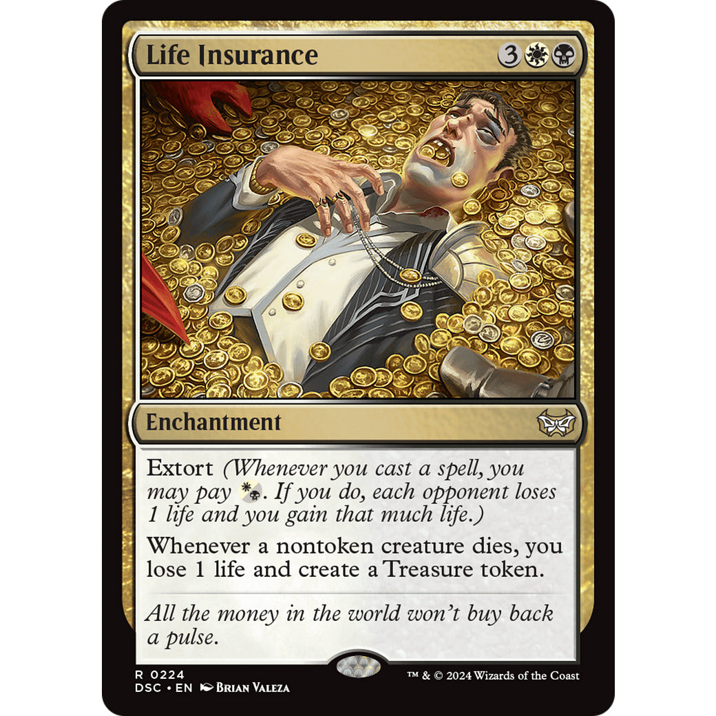 Life Insurance (Commander: Duskmourn: House of Horror) Light Play