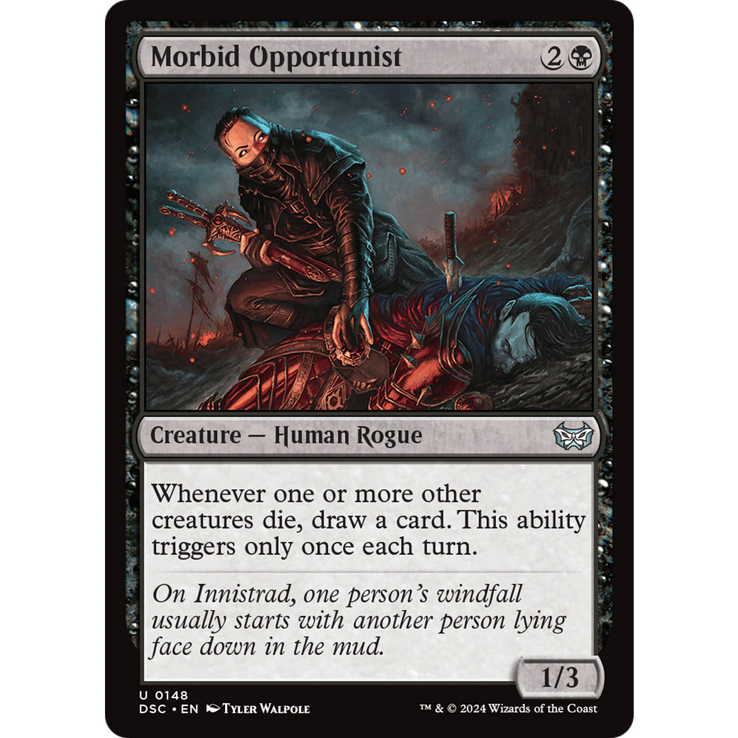 Morbid Opportunist (Commander: Duskmourn: House of Horror) Light Play