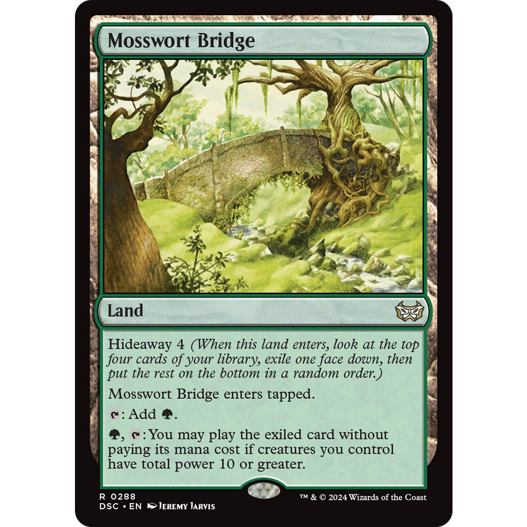 Mosswort Bridge (Commander: Duskmourn: House of Horror) Light Play