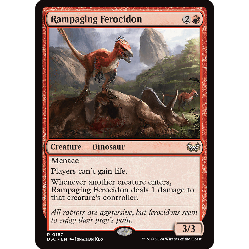 Rampaging Ferocidon (Commander: Duskmourn: House of Horror) Near Mint