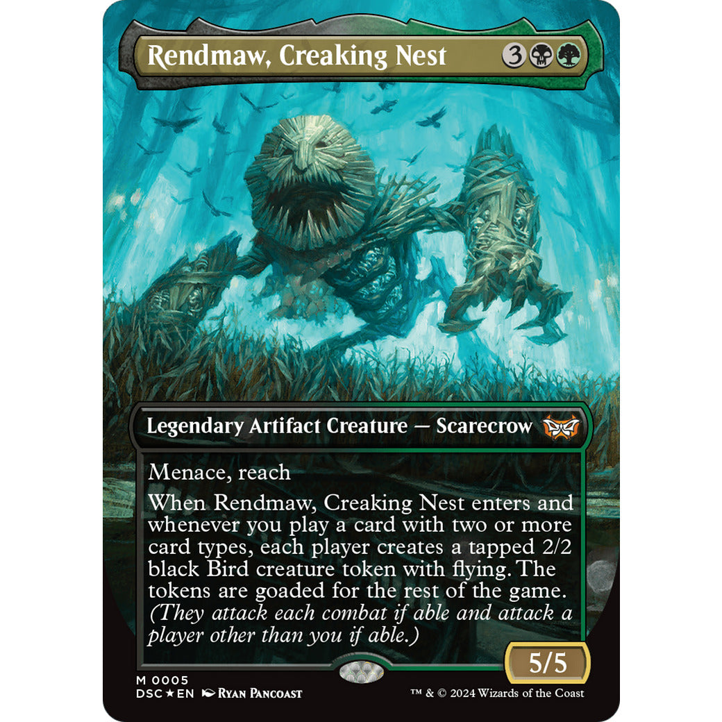 Rendmaw, Creaking Nest (Borderless) (Commander: Duskmourn: House of Horror) Near Mint