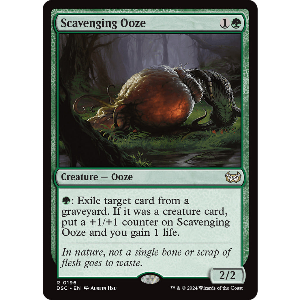 Scavenging Ooze (Commander: Duskmourn: House of Horror) Light Play