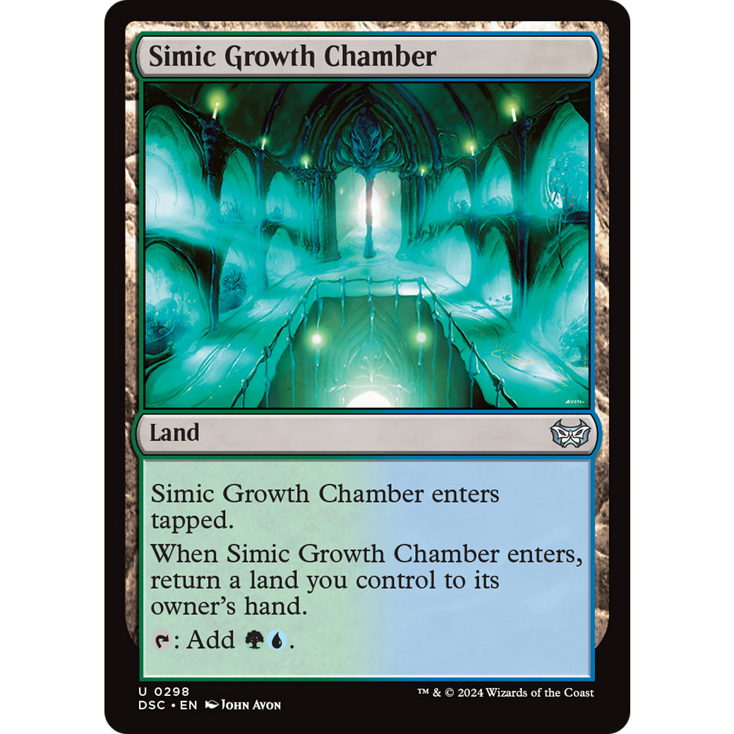 Simic Growth Chamber (Commander: Duskmourn: House of Horror) Light Play