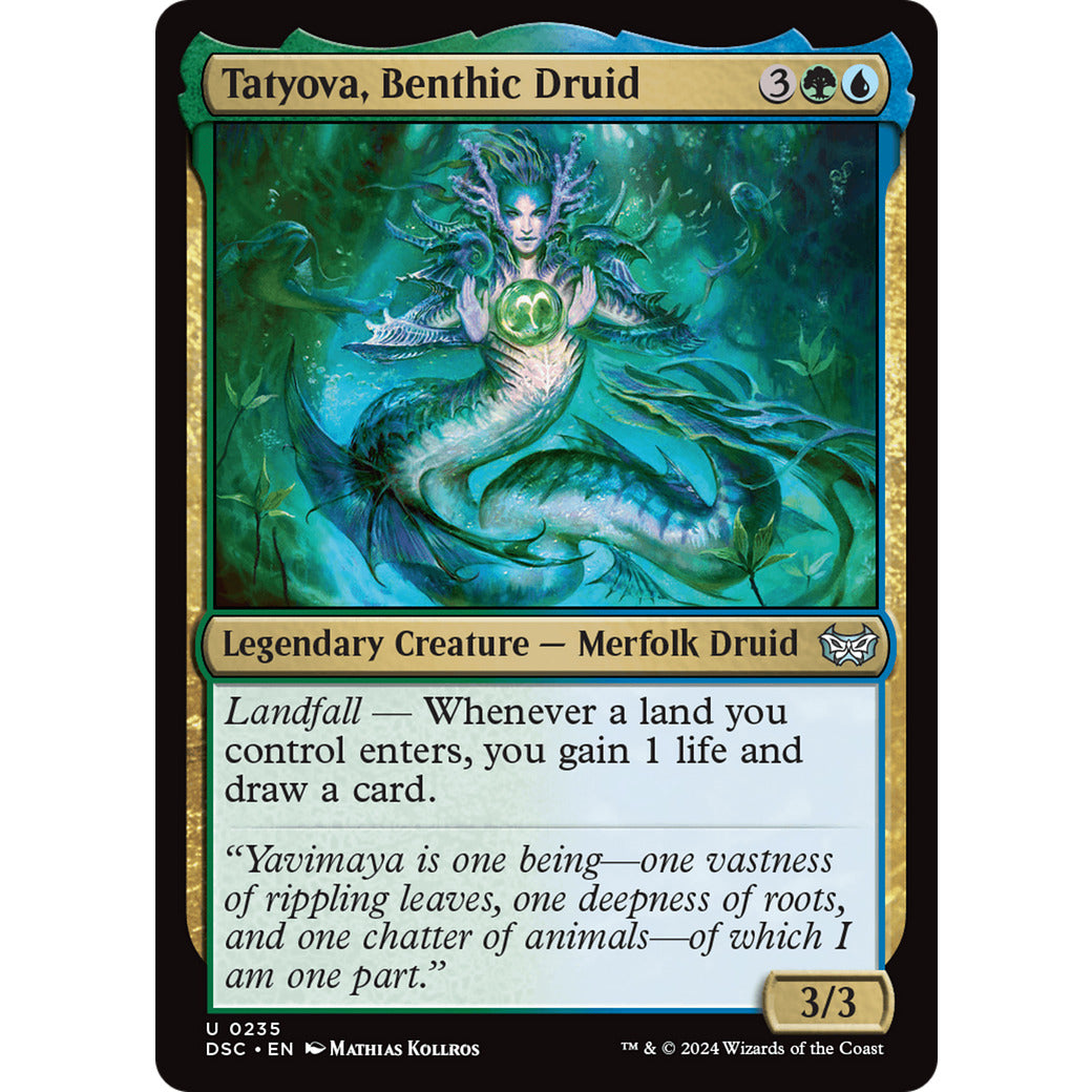 Tatyova, Benthic Druid (Commander: Duskmourn: House of Horror) Light Play